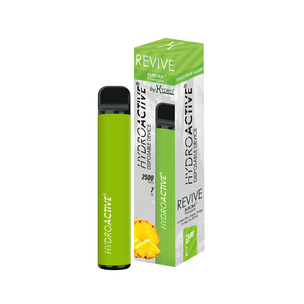 Hydro Brand Inc - HydroActive Vape 2500 Unit REVIVE Aurora Pineapple